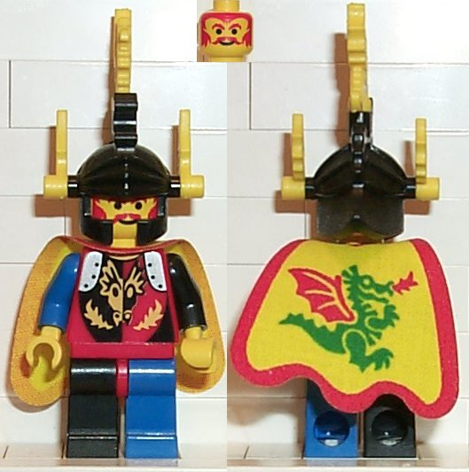 Dragon Knights - Dragon Master, Yellow Plumes, Dragon Cape (cas001)
