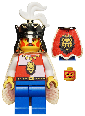 Royal Knights - King, with cape and blue legs (cas060)