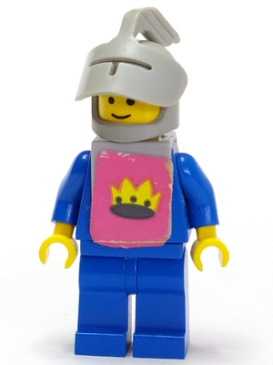 Classic - Yellow Castle Knight Blue Cavalry - with Vest Stickers (cas081s)