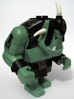 Fantasy Era - Troll, Sand Green with Black Armor (cas424)