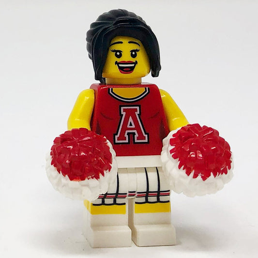 S8 Red Cheerleader - Series 8 Minifigure (col125)