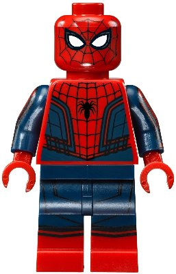 Spider-Man - Black Web Pattern, Red Torso Large Vest, Red Boots (sh299)