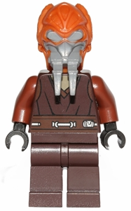 Plo Koon - Dark Brown Robe, Dark Tan Shirt (sw0538)