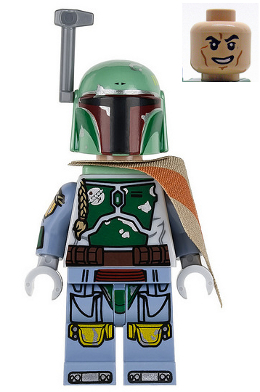 Boba Fett - Pauldron, Helmet, Jet Pack, Printed Arms and Legs (sw0610)