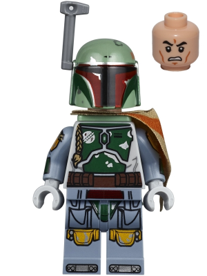 Boba Fett - Pauldron, Helmet, Jet Pack, Printed Arms and Legs, Clone Head (sw0977)