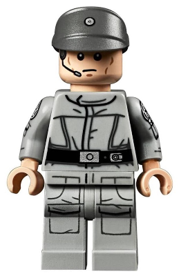 Imperial Crew - Dark Bluish Gray Cap, Printed Arms (sw1044)