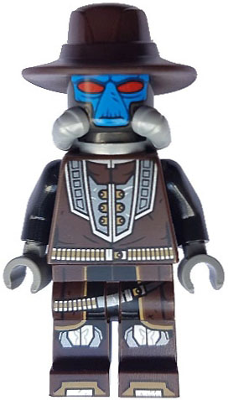 Cad Bane - Pearl Dark Gray Head (sw1219)