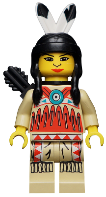 Indian 4 - Female, Black Quiver (ww018)
